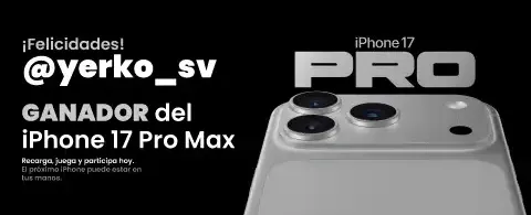 Sorteo iPhone 17 Pro Max promotion